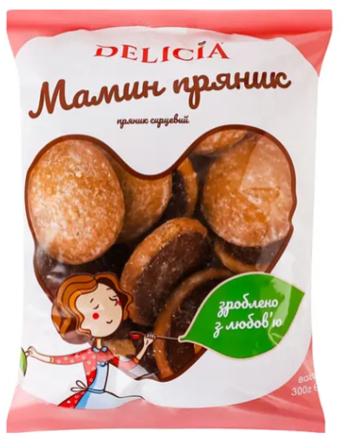 Пряник сирцевий Delicia Мамин пряник 300 г